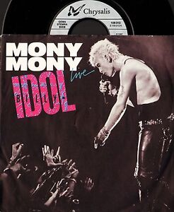 Billy Idol Mony Mony Live 7 Ps Ex Ex Noc German Chrysalis 109 312 Ebay