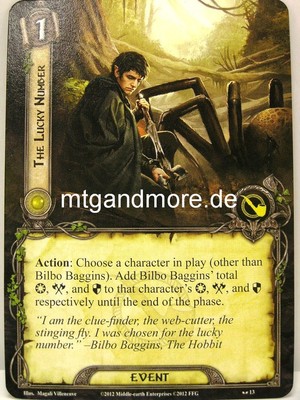 Lord of the Rings LCG  - 2x The Lucky Number  #013 - On the Doorstep