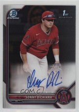2022 Bowman Draft Chrome Draft Pick Auto Sonny DiChiara #CDA-SD Auto 09wc