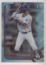 2022 Bowman Draft Chrome Sky Blue Refractor Nick Biddison #BDC-165 0q1p