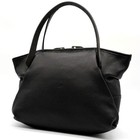 Ense Leather Tote Bag Mini Shoulder Black Unused Near Mint Condition