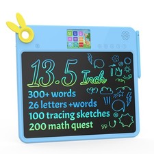 LCD Writing Tablet for Kids 13.5'' Drawing Pad with 2.8'' Color Screen,