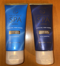 LOT OF 2 Bath Body Works True Blue Spa Look Ma, New Hands Hand Cream 3.4 oz