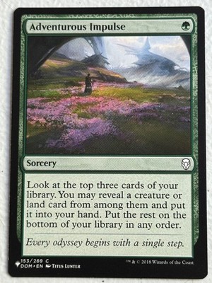 Adventurous Impulse 153 C The List Reprints