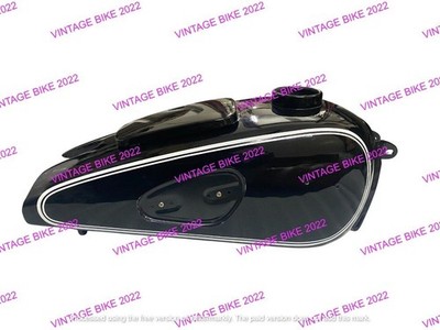 BMW R71 Black Painted Gas Fuel Petrol Tank with Knee Pad Plates /...