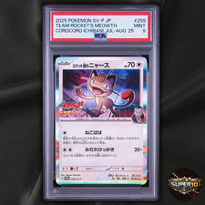 PSA 9 Team Rocket's Meowth Promo 259/SV-P Pokemon Japanese