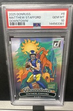 2025 Panini Donruss - Matthew Stafford #296 Downtown PSA 10