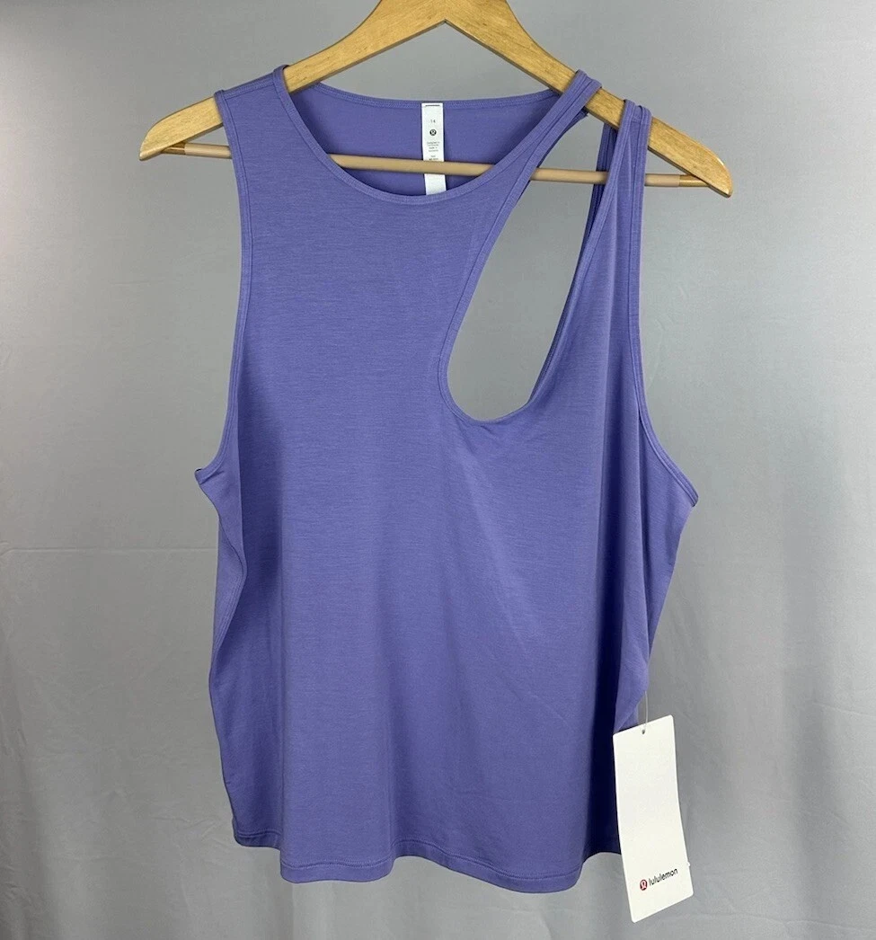 ルルレモン パープル ヨガタンク　S Lululemon Spin Me Tank - Heathered Lilac / Lilac - lulu fanatics
