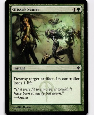 Glissa's Scorn C New Phyrexia 110 NPH