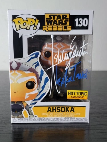 🔥Funko Pop! Star Wars REBELS: Ahsoka #130 Signed By Ashley Eckstein No Coa🔥