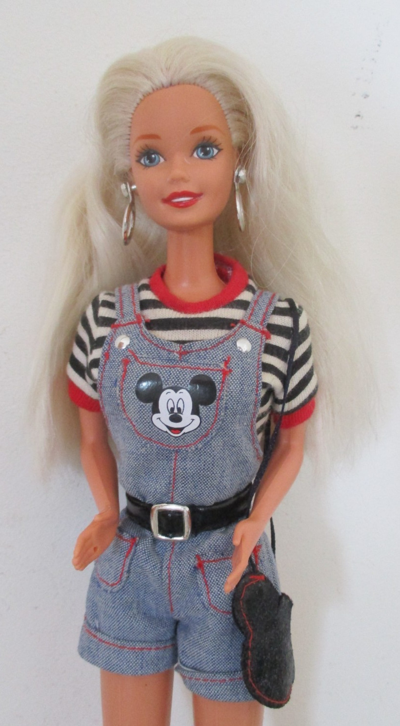 Vintage 1996 Disney Micky Mouse Fun Barbie Doll Fourth Edition