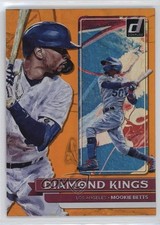 2022 Panini Donruss Diamond Kings Holo Orange Mookie Betts #27 12w7