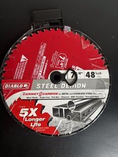 Diablo D0748CF Cermet Steel Demon Metal Cutting Circular Saw Blade 7-1/4"x 48T