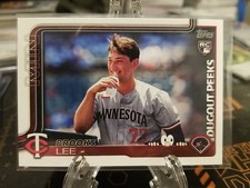 2025 Topps Series 1 - Dugout Peeks Brooks Lee #DP-17 (RC)