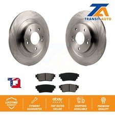 Brake Rotors & Semi-Metallic Pad Rear Kit For Mitsubishi Outlander Eclipse Cross