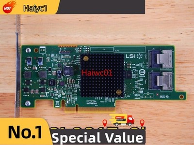 GTP9G LSI 9217-8i 6Gbps SAS PCIe 3.0 HBA P20 IT Mode ZFS TrueNAS UNRAID Used  