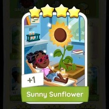 1 X Sunny Sunflowerset12mono-polygo-stickers