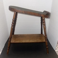 Antique Shoe Shining Cleaning Polishing Rest Foot Stand Germany 1890s Rare Find!