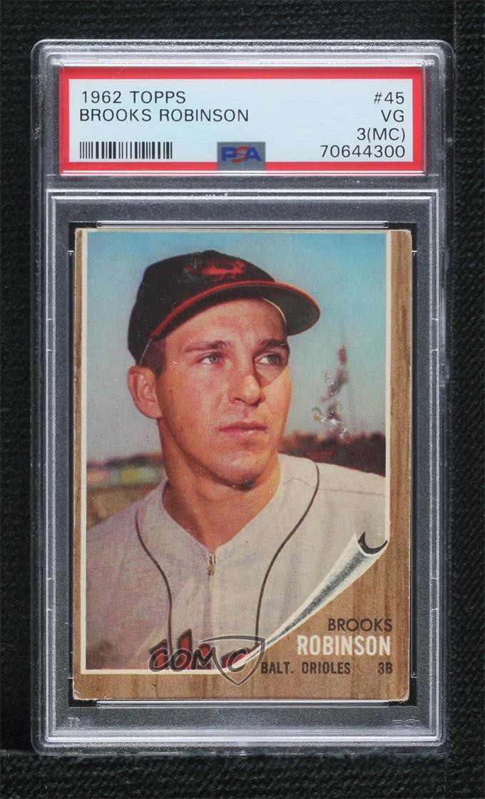 1962 Topps Brooks Robinson #45 PSA 3 HOF 4f5