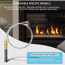 THERMOPILE 72" ARMORED FOR BAKERS PRIDE M1265X MODELS 101 151 201 251 301*