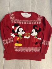 Women  s Disney Store Mickey and Minnie Christmas Sweatshirt