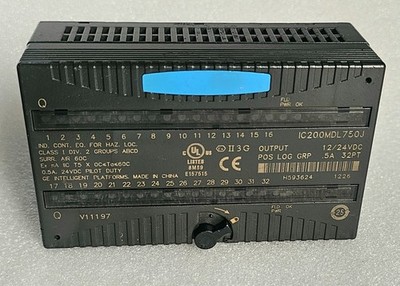 GE INTELLIGENT PLATFORM MODEL IC200MDL750J OUTPUT MODULE HORNER 24vDC