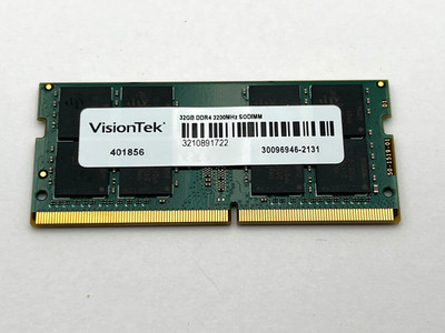 32GB 2Rx8 DDR-4 3200 SO-DIMM VisionTek 401856
