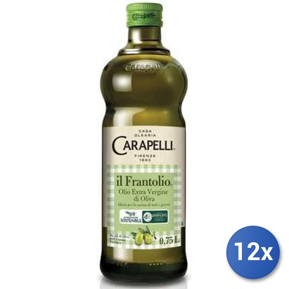 12X Multipack Carapelli Extra Virgin Olive Oil 750Ml