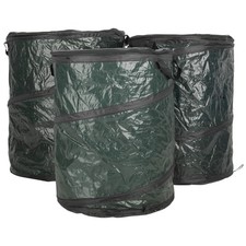 Collapsible Trash Can Camping Essentials 3-Pack - 44-Gal, 29.5-Gal and 23.1-Gal
