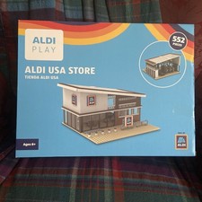 ALDI PLAY ALDI USA Brick Build SUPERMARKET 552 BUILDING BLOCK STORE, brand New