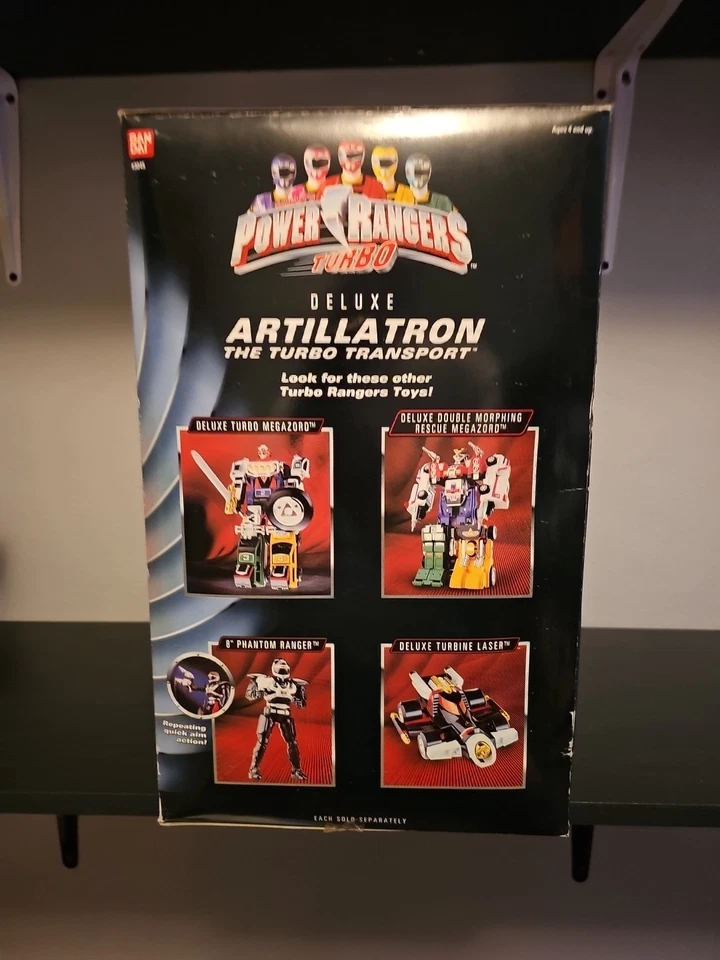 G2U Vintage Power Rangers Turbo Deluxe Artillatron Коробка - Изображение 2 из 4
