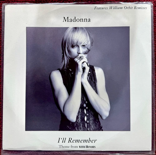 MADONNA I'LL REMEMBER 12" RECORD  B&W COVER EUROPE ONLY PROMO GUERILLA MIXES LP