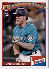 2021 Topps Archives 1991 Bazooka Shining Stars Jarred Kelenic #91BZ-8 (RC)