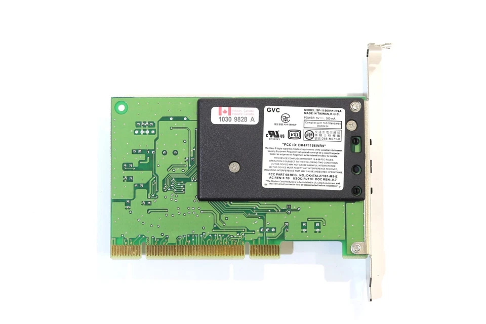 Gateway 56K PCI PC Fax Modem Card High Profile P/N: 6001260 Tested Working - Image 4 of 4