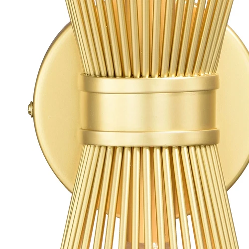 Nikko 6.5-in Wall Light Gold - Picture 3 of 3