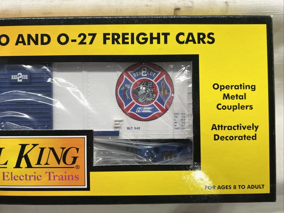 MTH 30-74087 O Gauge Rescue 2 - NY Skyline Boxcar New Boxed - Image 3 of 4