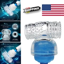 Health Personal Care Wand Attachment Soft TPE Sleeve for Enhanced Stimulation