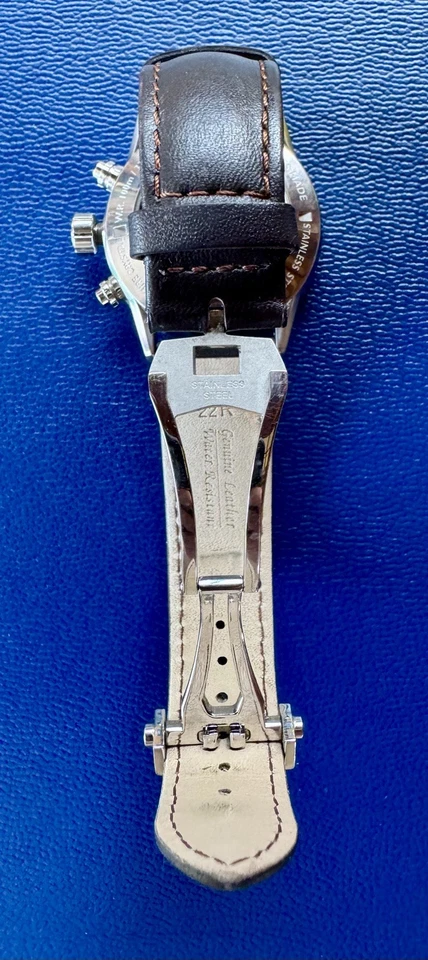 Автоматические сапфировые часы-хронограф RAYMOND WEIL 7731 Freelancer — кожаный ремешок - Изображение 3 из 4