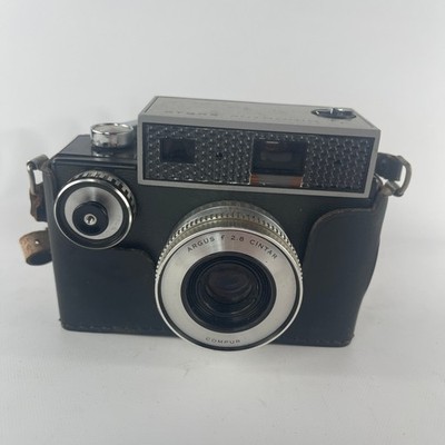Argus Autronic f 2.8 Cintar Vintage Camera in Leather Case - Untested