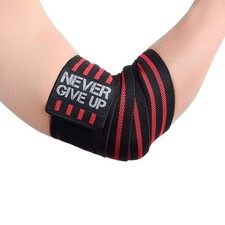 Professional Elastic Elbow Wraps Straps Elbow Support Compression Protection ...