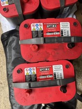 12V Starter Battery, High Cranking, Optima Red Top RTC 4.2, 50Ah 815CCA