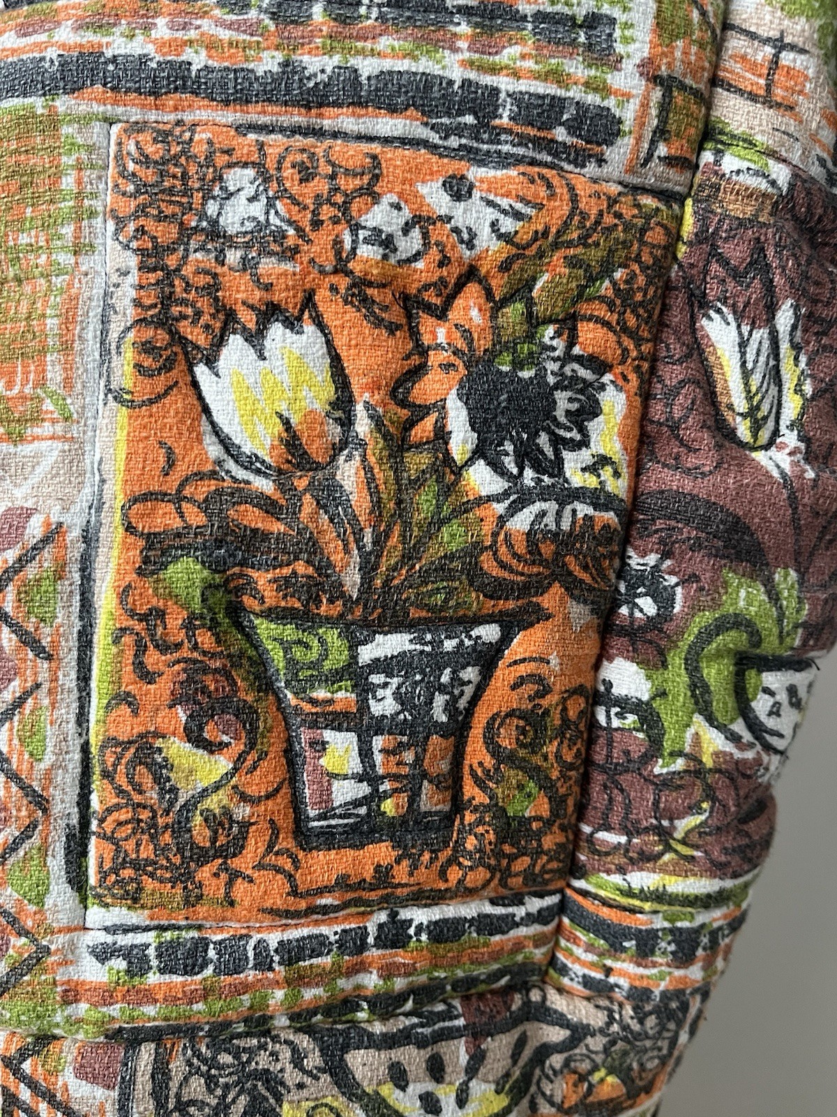 One-off handmade cropped quilted patchwork gilet … - image 12