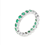 High quality Sapphire Ring, Lab-Created Sterling Silver Colorful Sapphires Ring