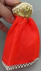 Vintage Barbie Doll Long Red & Gold Dress Outfit Clothing 1970s