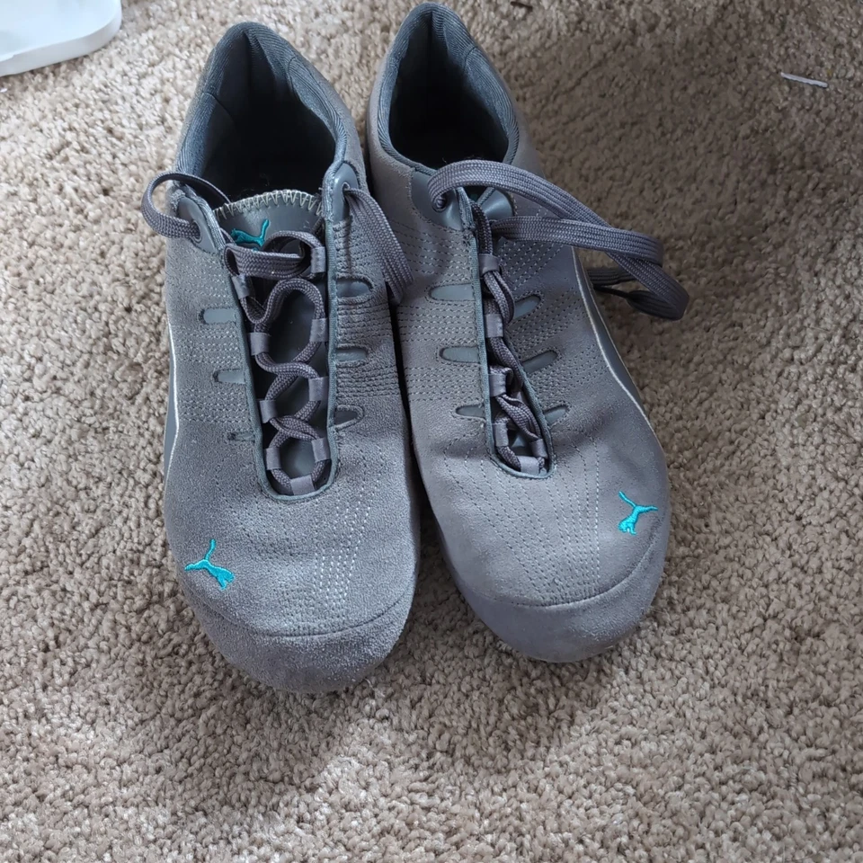 Кроссовки PUMA серые размер женские 9,5 низкие верхние - Изображение 4 из 4