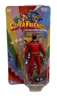 DC Retro Toys Super Friends BATMAN 6'' Figure Red McFarlane Platinum New Sealed