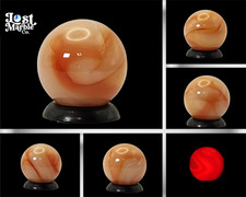 5/8" Akro Agate Lazy Corkscrew w Eyelashes UV NM