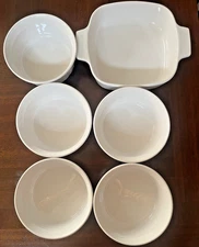 Vintage Corning Ware 1L Casserole Dish & Set of 5-500ml 5.5” Casserole Dishes
