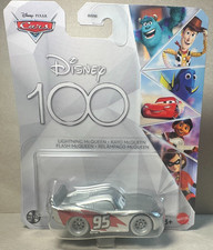 Mattel Disney Pixar Cars Disney 100 Lightning Mcqueen 1:55 Diecast