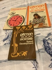 Vintage Pitman 2000 Shorthand Books x 3 From 1970s Good Condition